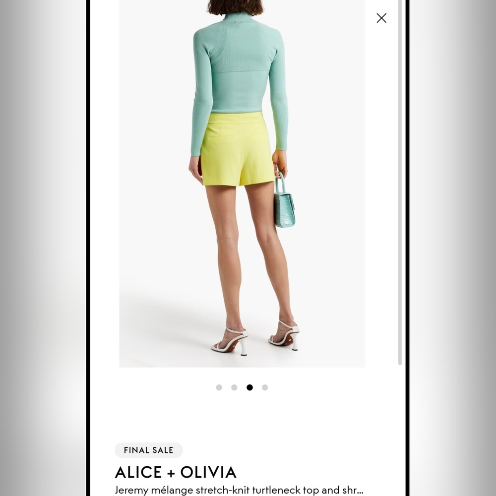 Alice+Olivia 2 piece sweater set, new,sz M - Picture 2 of 4